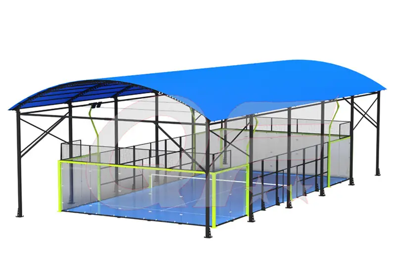 Split Padel Court Cover